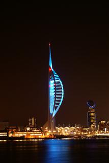 Spinnaker Tower on World Diabetes Day