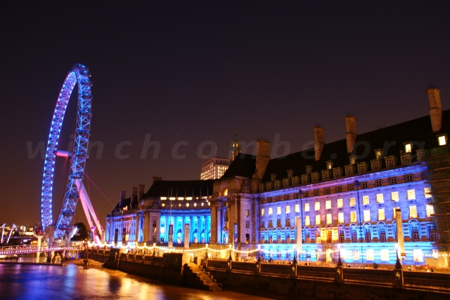 London Eye and County Hall 1